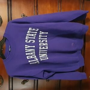 Vtg Albany State University Crew Sweatshirt sz Med